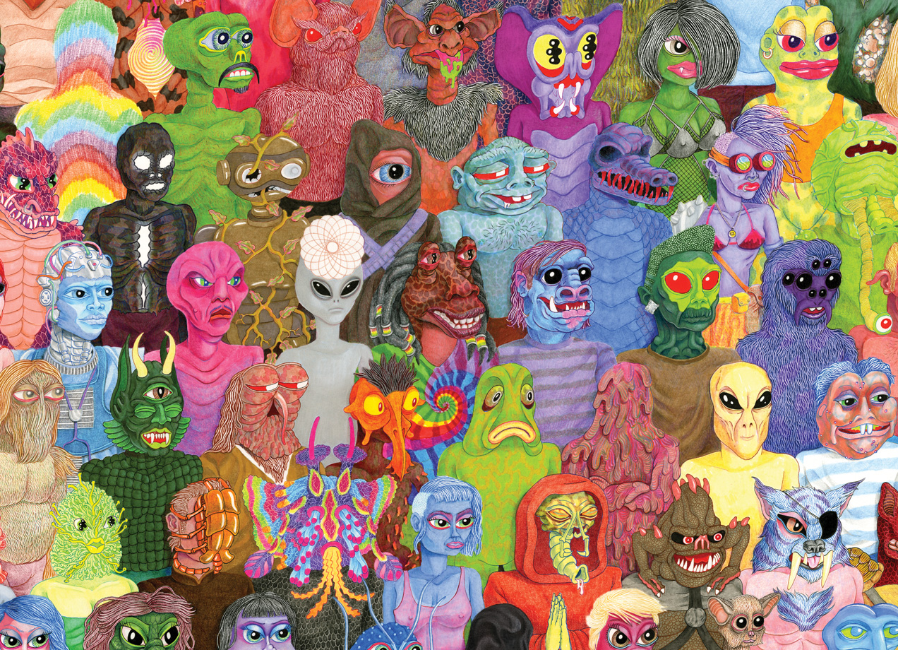 Matt Furie Zine: Dungeon Family - Etsy Matt Furie original monster